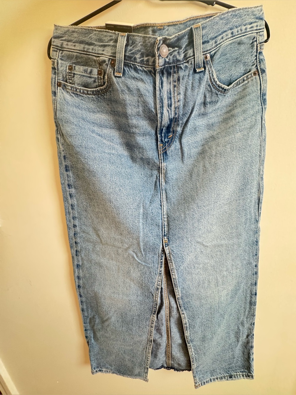 Levi's Women's Blue Denim Jean Skirt Size 29